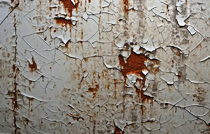Grungy Scratched Metal Panel Background image